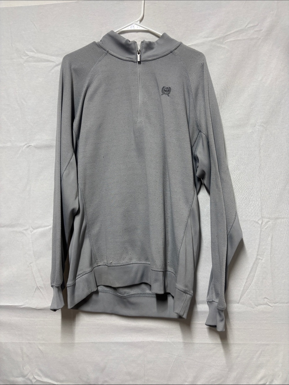 Cinch Men's Gray Full-Zip Performance Pullover